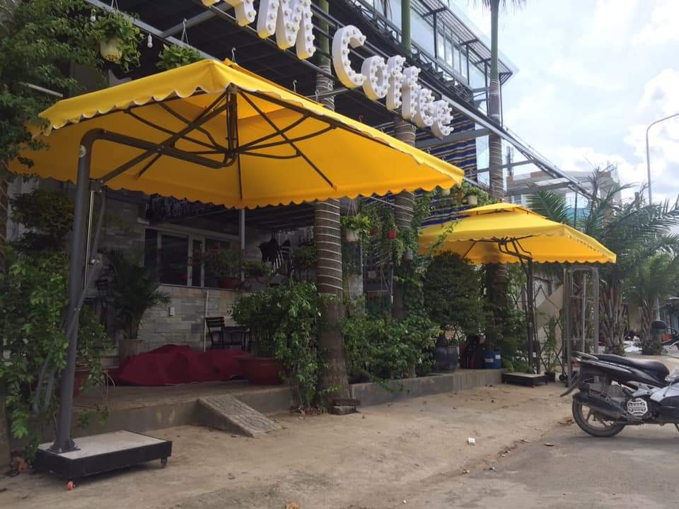 Maihienxep.net - Đơn vị sản xuất dù che quán cafe tại Đà Lạt uy tín hàng đầu