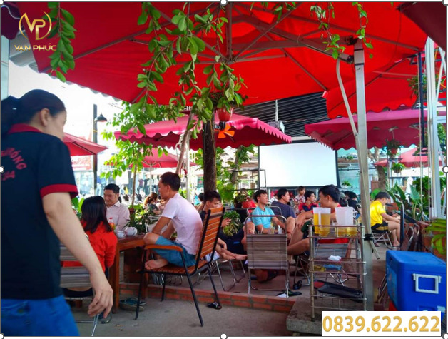 Dù che quán cafe tại Đà Lạt, Lâm Đồng