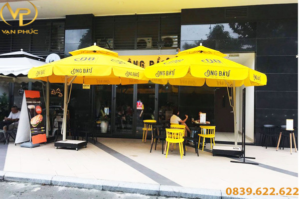Dù che nắng quán cafe tại Đà Lạt, Lâm Đồng