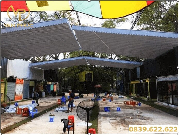 Lưu ý khi sử dụng mái bạt che nắng tại huyện Cát Tiên